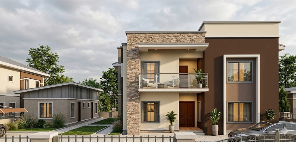 4 Bedroom Detached Duplex Expandable To 5 Bedroom With a Detached BQ